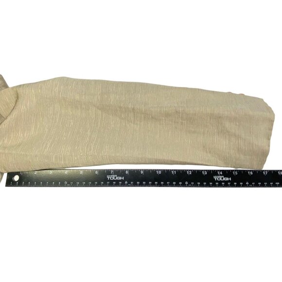 Vtg NORA NOH Women Button Front Silk Linen Blazer Sz 8 Brown Quite Luxury Preppy - Picture 10 of 14